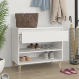 Vidaxl Shoe Cabinet 70x36x60 cm Property Wood White