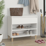 Vidaxl Shoe Cabinet 70x36x60 cm Property Wood White