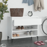 Vidaxl Shoe Cabinet 70x36x60 cm Property Wood White