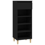 Vidaxl Shoe Cabinet 40x36x105 cm Property Wood Black