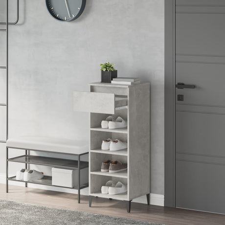 Vidaxl Shoe Cabinet 40x36x105 cm redigeret træbetonpris