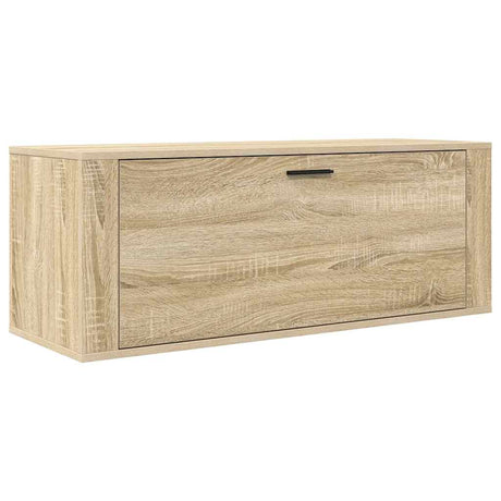 Vidaxl Wall Shoe Cabinet 100x35x38 cm Property Wood Sonoma Oak