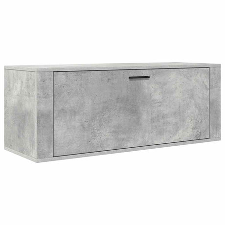 Vidaxl Wall Shoe Cabinet 100x35x38 cm forarbejdet træbetonpris