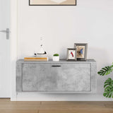 Vidaxl Wall Shoe Cabinet 100x35x38 cm forarbejdet træbetonpris