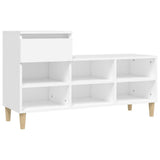 Vidaxl schoenenkast 102x36x60 cm bewerkt hout wit