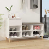 Vidaxl schoenenkast 102x36x60 cm bewerkt hout wit