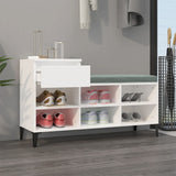 Vidaxl Shoe Cabinet 102x36x60 cm Property Wood White
