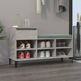 Vidaxl Shoe Cabinet 102x36x60 cm behandlet træbetonpris