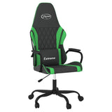 Vidaxl gamestoel kunstleer zwart en groen