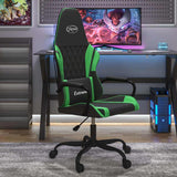 Vidaxl gamestoel kunstleer zwart en groen
