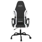 Vidaxl gamestoel kunstleer zwart en wit