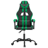 Vidaxl gamestoel kunstleer zwart en groen