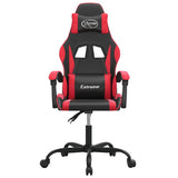 Vidaxl gamestoel kunstleer zwart en rood
