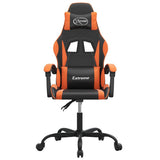 Vidaxl gamestoel kunstleer zwart en oranje