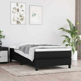 Vidaxl boxspring bed 90x190 cm stof zwart