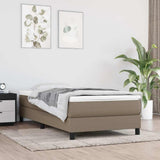 Vidaxl boxspring bed 90x190 cm stof taupe