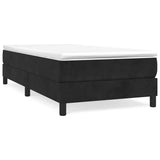 Vidaxl boxspring bed fluweel zwart 90x190 cm