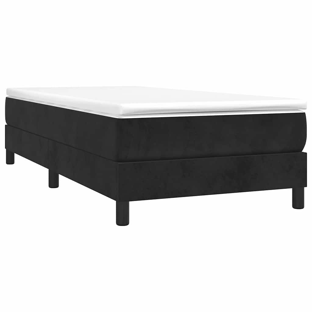 Vidaxl boxspring bed 100x200 cm fluweel zwart