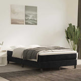 Vidaxl boxspring bed 120x200 cm fluweel zwart