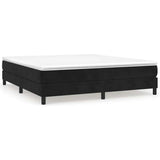 Vidaxl boxspring bed 160x200 cm fluweel zwart