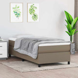Vidaxl boxspring bed 90x190 cm stof taupe