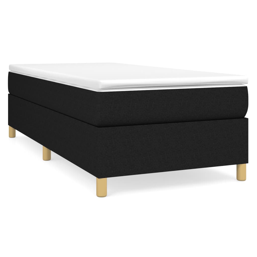 Vidaxl boxspring bed 80x200 cm stof zwart