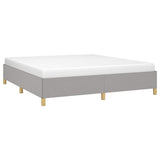 Vidaxl boxspring bed stof lichtgrijs 160x200 cm