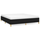 Vidaxl boxspring bed stof zwart 160x200 cm