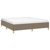 Vidaxl boxspring bed stof taupe 160x200 cm