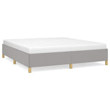 Vidaxl boxspring bed stof lichtgrijs 180x200 cm