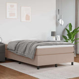 Vidaxl boxspring bed kunstleer cappuccinokleurig 120x200 cm