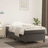 Vidaxl boxspring bed 80x200 cm fluweel donkergrijs