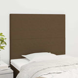 Vidaxl hoofdbord donkerbruin 80x5x118 128 cm stof