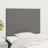Vidaxl hoofdbord donkergrijs 90x5x118 128 cm stof