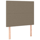 Vidaxl hoofdbord taupe 90x5x118 128 cm stof