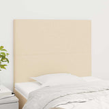 Vidaxl hoofdbord crème 90x5x118 128 cm stof