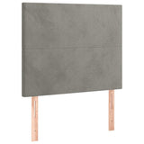 Vidaxl hoofdbord lichtgrijs 100x5x118 128 cm fluweel