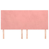 Vidaxl hoofdbord roze 180x5x118 128 cm fluweel