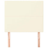 Vidaxl hoofdbord crème 80x5x118 128 cm kunstleer