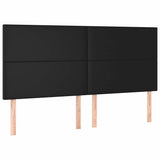 Vidaxl hoofdbord zwart 180x5x118 128 cm kunstleer