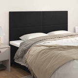 Vidaxl hoofdbord zwart 180x5x118 128 cm kunstleer