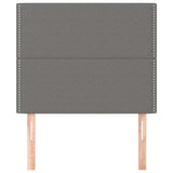 Vidaxl hoofdbord donkergrijs 90x5x118 128 cm stof