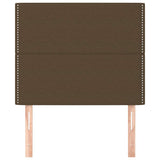 Vidaxl hoofdbord donkerbruin 90x5x118 128 cm stof