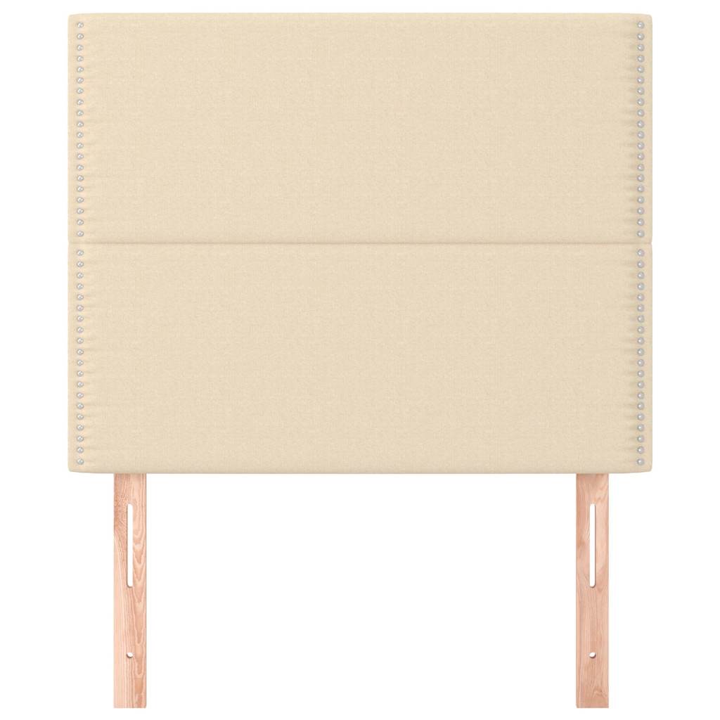 Vidaxl hoofdbord crème 100x5x118 128 cm stof
