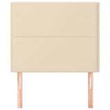 Vidaxl hoofdbord crème 100x5x118 128 cm stof
