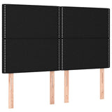 Vidaxl hoofdbord zwart 144x5x118 128 cm stof