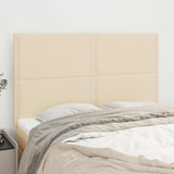 Vidaxl hoofdbord crème 144x5x118 128 cm stof