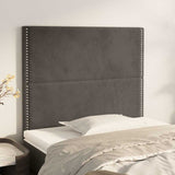 Vidaxl hoofdbord donkergrijs 90x5x118 128 cm fluweel