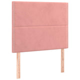Vidaxl hoofdbord roze 90x5x118 128 cm fluweel