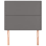 Vidaxl hoofdbord grijs 90x5x118 128 cm kunstleer